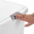 Sterilite Plastic TouchTop Trash Can - White Perspective: left