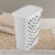 Sterilite Plastic Slim Laundry Hamper - White Perspective: left