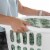 Sterlite Rectangular Bushel Laundry Basket - White Perspective: left