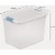 Sterilite Latching Lid Storage Box - White/Clear Perspective: left
