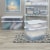 Sterilite Plastic Wheeled Latching Box - White Perspective: left