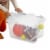 Sterilite Storage Box with Hinged Lid - Clear Perspective: left