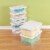 Sterilite 12 Quart Plastic Storage Box - White Perspective: left
