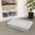 Sterilite 28 Quart Plastic Storage Box - White Perspective: left