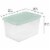 Sterilite 64qt Latching Box Storage Bin - Mindful Mint Perspective: left