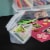Sterilite Fliptop Box - Clear Perspective: left