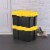 Sterilite Gasket Tote - Yellow Lily Perspective: left
