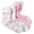 Earth Therapeutics Thera Soft Pink Polka Dot Moisturizing Socks Perspective: left