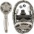 Waterpik PowerPulse Combo 2-in-1 Dual Shower System Perspective: left