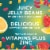 Nature's Bounty® Strawberry Lemonade Multi-Vitamin Jelly Beans Perspective: left