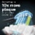 Philips Sonicare Black ExpertClean 7300 Rechargeable Electric Toothbrush Perspective: left
