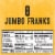 Foster Farms Jumbo Turkey Franks Perspective: left