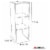 Closetmaid Decorative Home Stackable 2-Cube Cubeicals Organizer Storage, White Perspective: left