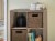 ClosetMaid Decorative Storage Fabric Bin - Toffee Perspective: left