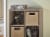 ClosetMaid Decorative Storage Fabric Bin - Creme Brulee Perspective: left