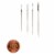 SINGER® Large SIlver Eye Craft Needle Perspective: left