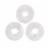 SINGER Transparent Plastic Class 15 Bobbins-12/Pkg Perspective: left