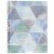 Top Flight Wide Rule Watercolor Geo Notebook - 70 Sheet - Assorted Perspective: left