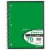 Top Flight College Ruled 1-Subject Notebook - Assorted Perspective: left