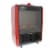 Comfort Zone® Mini Ceramic Tabletop Electric Fireplace Heater Perspective: left