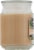 Candle-lite® Island Coconut Mahogany Jar Candle Perspective: left