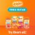 Emergen-C Zero Sugar Adult Gummies for Daily Immune Support Orange Strawberry and Raspberry Perspective: left