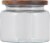 Anchor Hocking Montana Jar with Acacia Lid Perspective: left