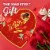 WHITMAN'S SAMPLER Valentine's Day Red Floral Heart Assorted Milk & Dark Chocolate Gift Box Perspective: left