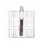 Hershey's Folding Handle Large S'mores Grilling Basket Perspective: left
