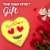 RUSSELL STOVER Valentine's Day Conversation Heart Assorted Milk & Dark Chocolate Gift Box Perspective: left