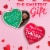RUSSELL STOVER Valentine's Day Chalkboard Heart Milk & Dark Chocolate Candy Gift Box Perspective: left
