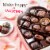Russell Stover Assorted Milk & Dark Chocolates Red Foil Heart Valentine Candy Gift Box Perspective: left