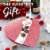 RUSSELL STOVER Valentine's Day Rose Gold Assorted Milk & Dark Chocolates Heart Gift Box Perspective: left