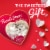 Russell Stover Assorted Chocolates Puppies Heart Valentine Candy Gift Box Perspective: left