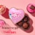 RUSSELL STOVER Valentine's Day Cosmic Heart Assorted Milk & Dark Chocolate Candy Gift Box Perspective: left