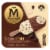 Magnum Cookie Duet Vanilla with Cookie Crunch Dipped in White & Milk Chocolate Ice Cream Bars Perspective: left
