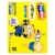 Popsicle Minions Frozen Confection Bars Perspective: left