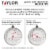 Taylor® Meat Thermometer Perspective: left