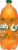 Crush® Orange Soda Bottle Perspective: left