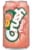 Crush® Peach Soda Cans Perspective: left