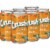 Crush Orange Caffeine Free Soda Cans Perspective: left