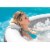 Intex Greywood Deluxe 4 Person Portable Inflatable Hot Tub with LED Lights, Gray Perspective: left
