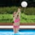 Intex 56508EP Inflatable Floating Swimming Pool Toys Volleyball Game, Green Perspective: left