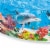 Intex SnapSet Instant Above Ground Swimming Kiddie Pool - Deep Sea Blue Perspective: left
