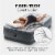Intex 64411ED Dura Beam Comfort Plus Airbed Mattress w/ Built In Pump, Twin Size Perspective: left