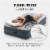 Intex Comfort Deluxe Dura-Beam Plush Airbed Mattress with Built-In Pump, Twin Perspective: left
