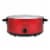 Nesco® Stainless Steel Analog Slow Cooker - Red Perspective: left
