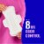 Carefree® Maxi Pads with Wings Overnight Unscented Perspective: left