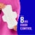 Carefree® Ultra Thin Pads with Wings Super Absorbency Unscented Perspective: left