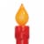 Union Christmas Illuminated Lighted 39 Inch Noel Candle with Cord and Light, Red Perspective: left